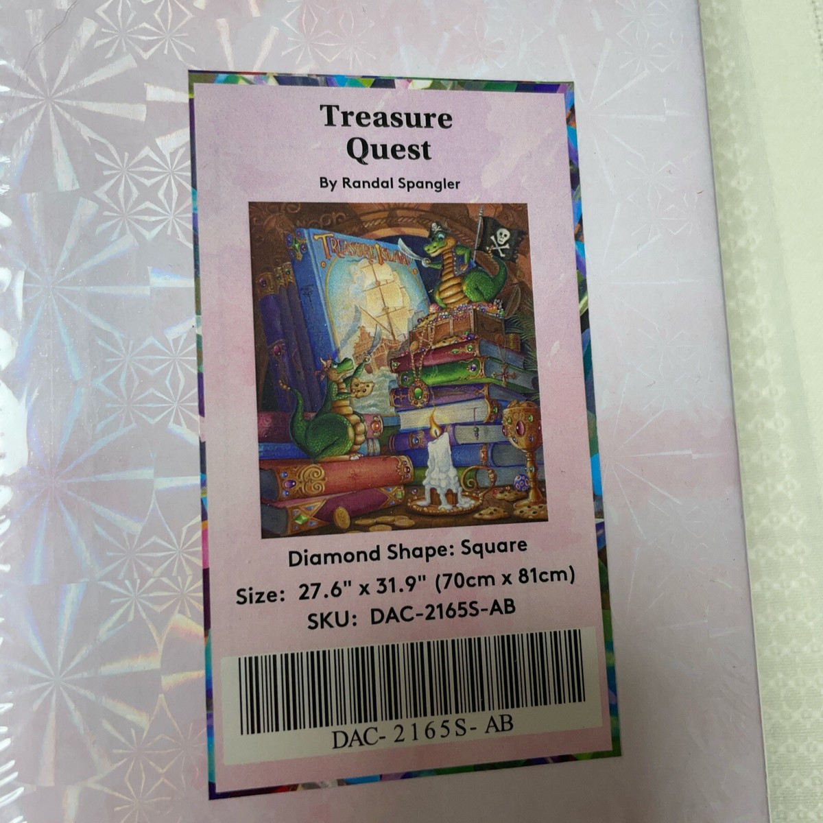 Diamond Art Club Treasure Quest By Randal Spangler NEW/SEALED Art