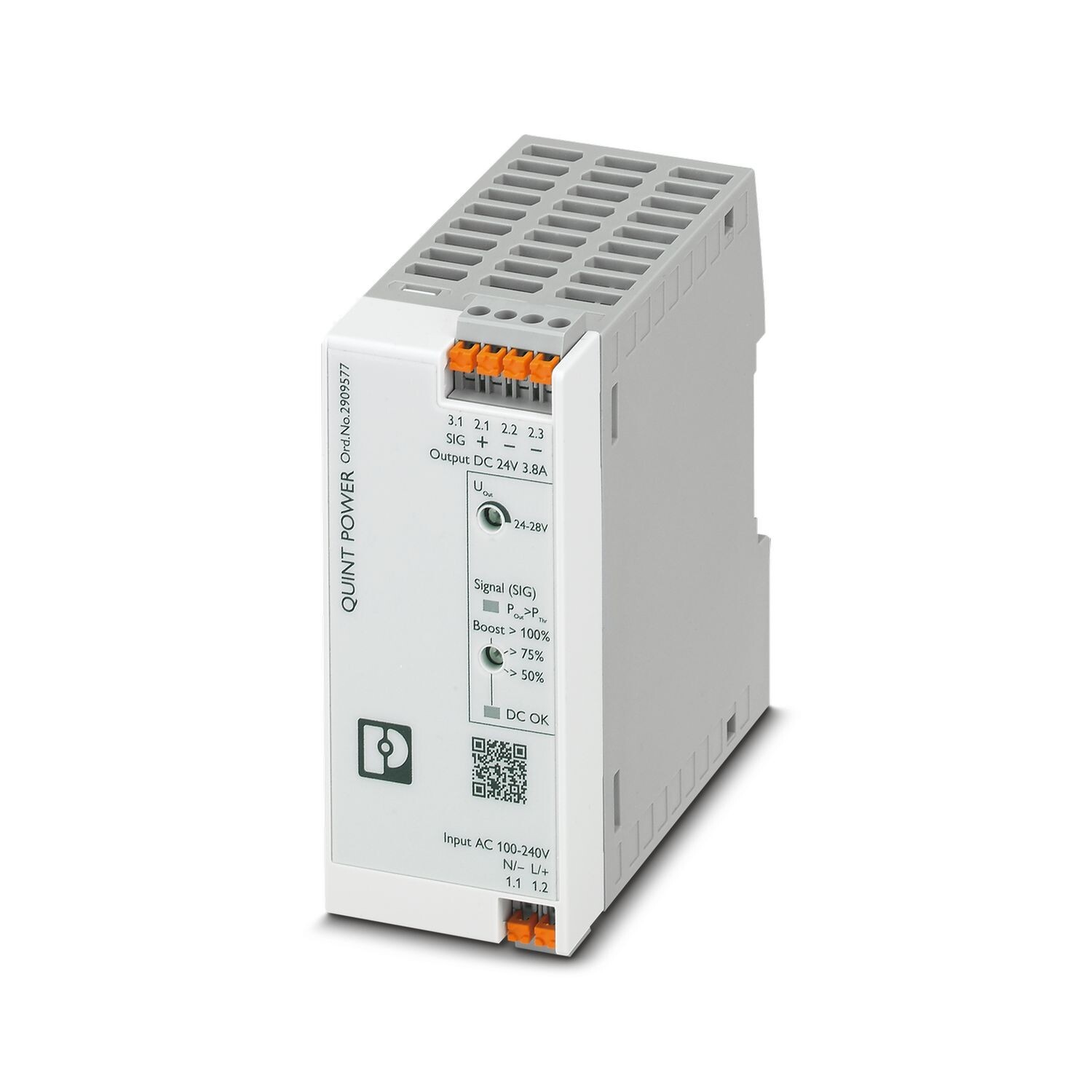 Alimentation Quint 4 Phoenix Contact neuve pour rail DIN 24V