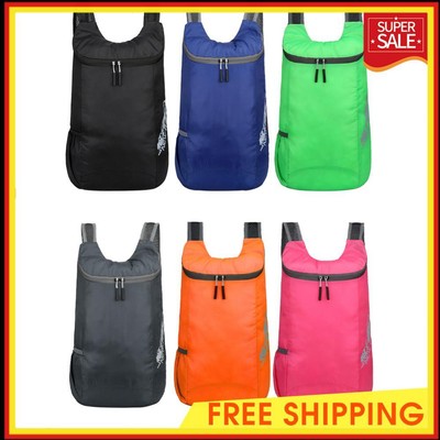 Foldable Backpack Multifunctional Collapsible Day Packs Breathable for Men Women