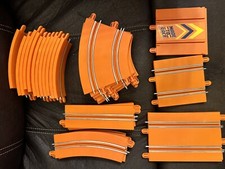 33 Hot Wheels Zero Gravity Slot Car Set Replacement Extra Track Parts Orange