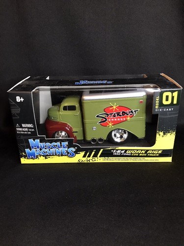 1950 FORD COE FLATBED & 1966 FORD GT40 MK II #61 1/64 BY MUSCLE - Foto 9