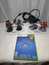 Lot Disney Infinity 2.0 Edition Bundle Xbox 360 2014 "2 Portals" 4 Characters