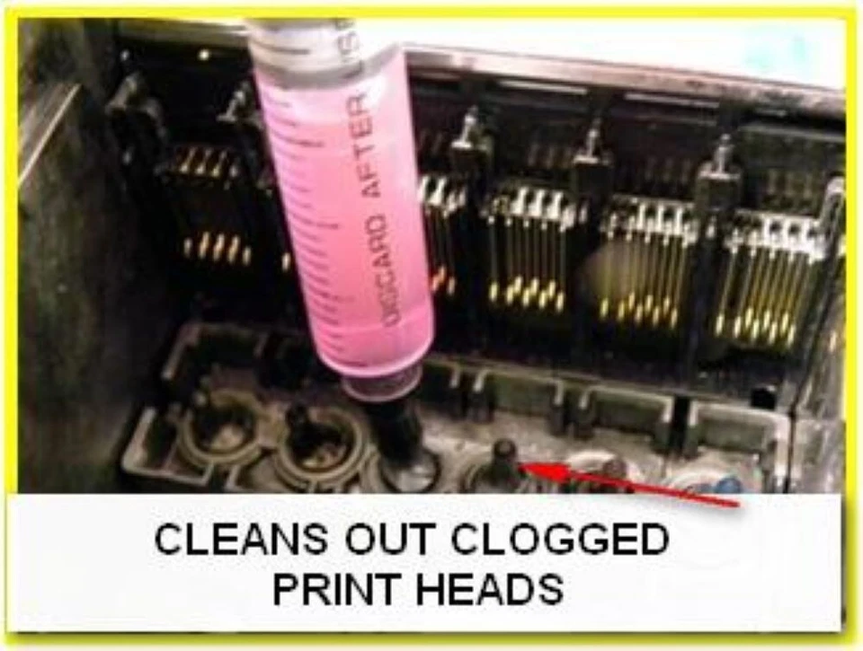 Epson Nozzle Blaster Kit With Purge Tips, 4oz Bottle Of Fast Acting Head Cleaner - Image 2 of 2