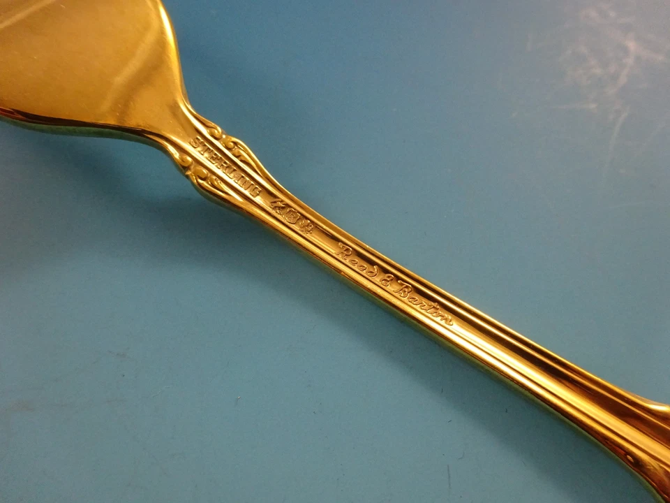 Juego de servicio de cubiertos de plata esterlina georgiana de oro rosa de Reed & Barton 48 piezas Foto 4 de 4