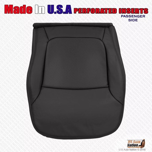 2002 2003 For Acura TL Type S Passenger Bottom-Top Perforated Leather Cover Blk - Picture 3 of 6