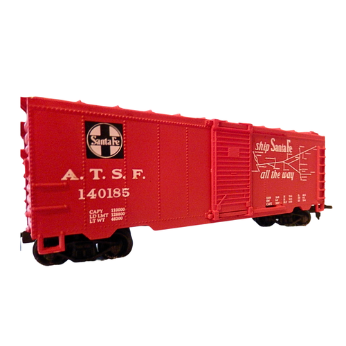 Train Life Like HO Scale A.T.S.F 140185 Box auto - Foto 2 di 7