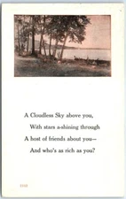 Postcard - Friendship Greeting Card with Poem and Art Print