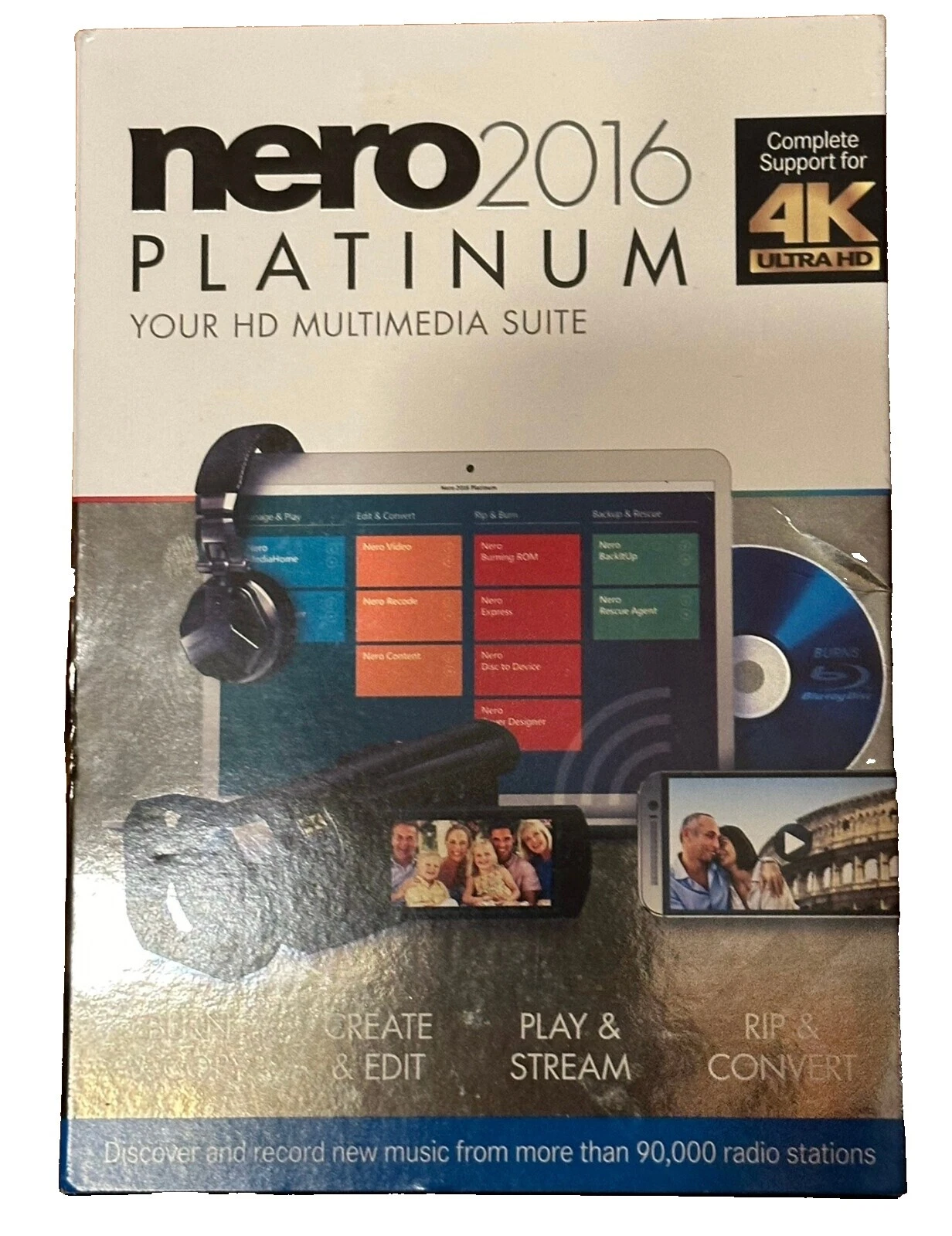 Nero DVD software imagen, video y audio