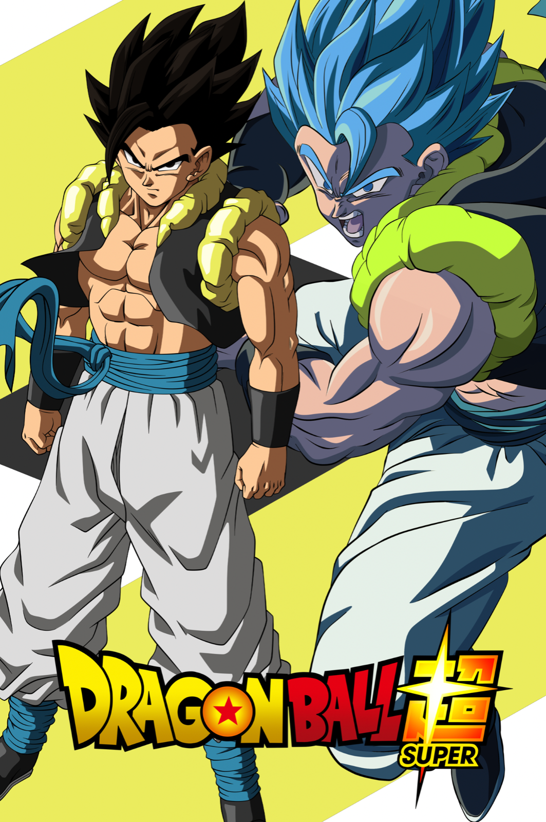 Dragon Ball Super Poster Gogeta and Gogeta Blue Logo 12inx18in