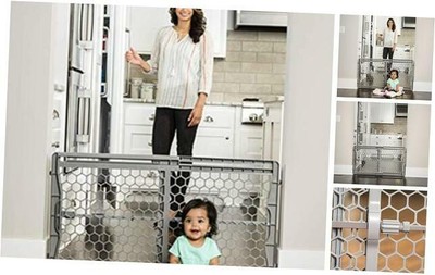 regalo easy fit plastic adjustable extra wide baby gate