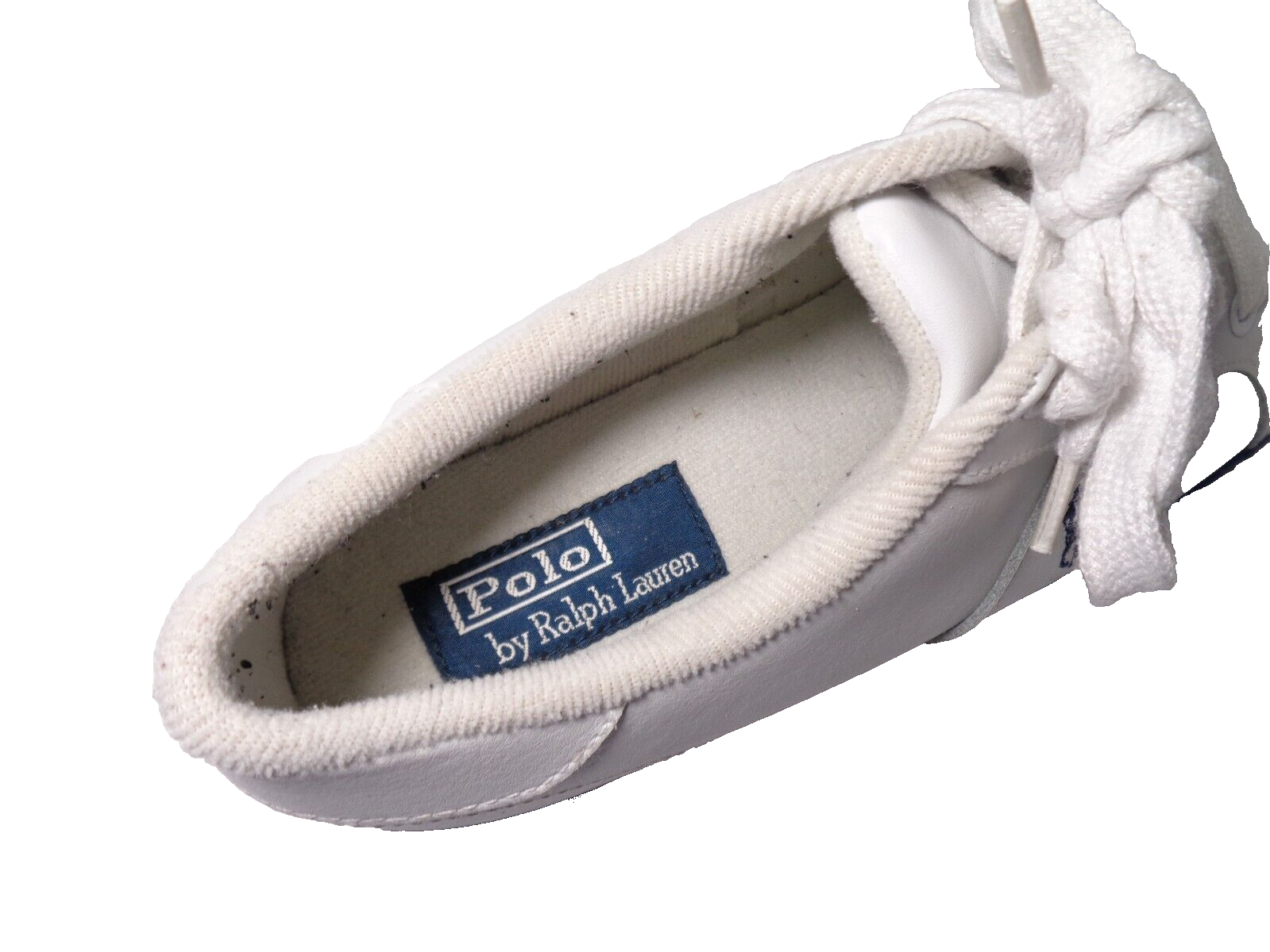 PONY Polo Ralph Lauren 816082169 Sneakers in pelle bianca scarpe da tennis uomo 8 5D