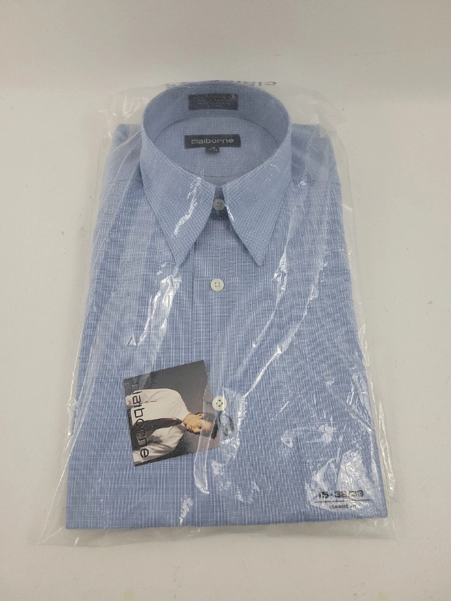 Claiborne Cotton Blend Solid Dress Shirts for Men for sale | eBay