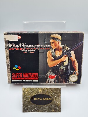  SNES Super Nintendo Wolfenstein 3D mit OVP und  Anleitung FAH / UKV
