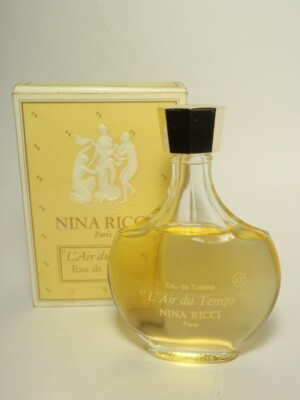 Vtg Nina Ricci L  Air du Temps Eau de Toilette Perfume 50cc 1.7 Fl Oz *USED*