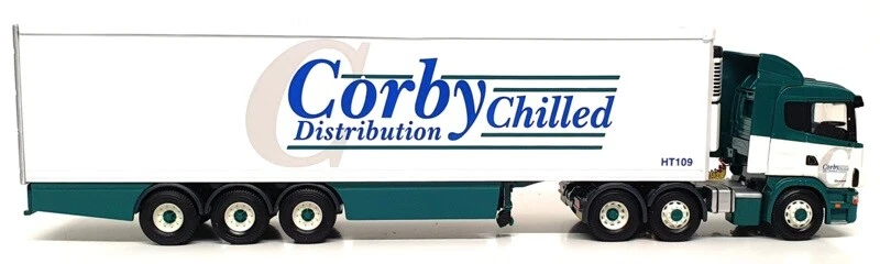 Corgi 1/50 Scale CC12216 - Scania Fridge Trailer (Corby Chilled Distribution) - Image 3 of 4