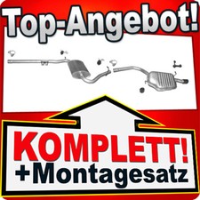 Auspuff für AUDI A4 (B6 B7) 1.6 Stufenheck / Kombi Avant Auspuffanlage