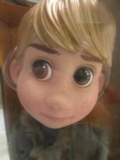Disney Store Animators Frozen Kristoff Toddler 16" Doll w Toy Sven Damaged Box
