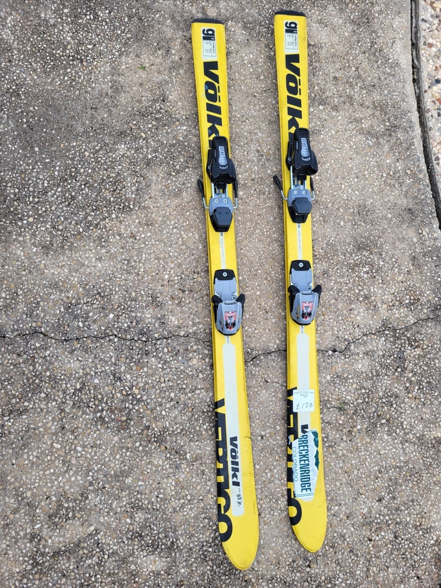 Youth Volkl Vertigo G3 Jr 130cm Downhill Skis With Marker Youth Volkl Vertigo G3 Jr 130cm Downhill Skis With Marker