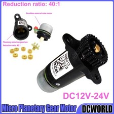Planetary Gear Reducer Motor Brushless Outrunner Motor DC 12V-24V Mini Generator