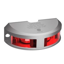 Lopolight Series 200-016 - Navigation Light - 2NM - Vertical Mount - Red - Silve