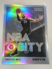 2019-20 Panini NBA Hoops Premium Blake Griffin NBA City Holo Prizm #8