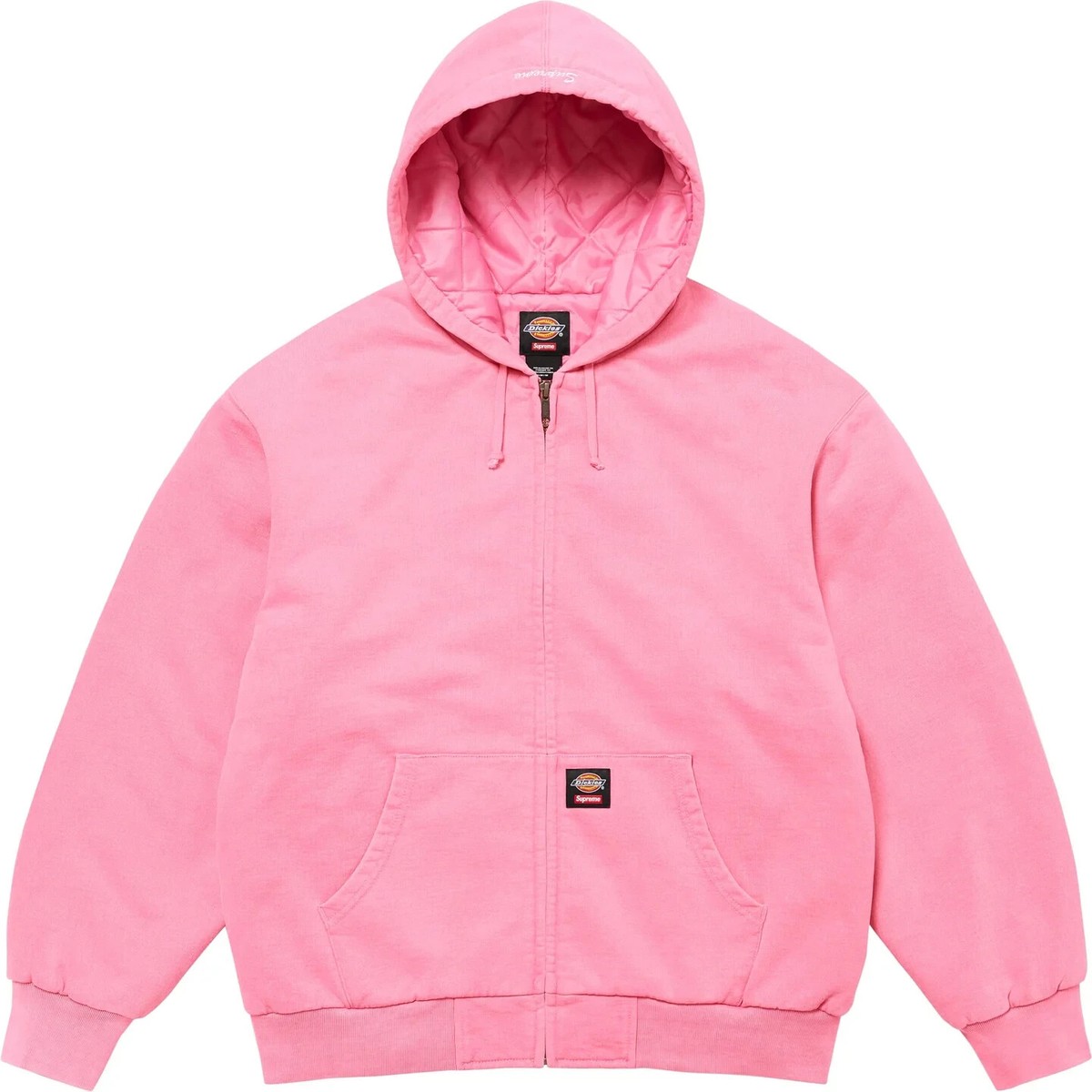 Supreme x Dickies Quilted Lined Zip Up Hooded Sweatshirt Supreme x Dickies Quilted Lined Zip Up Hooded Sweatshirt
