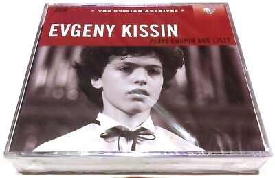 RARE NEW 2012 EVGENY KISSIN PLAYS CHOPIN AND LISZT 3 CD 94397 BRILLIANT CLASSICS