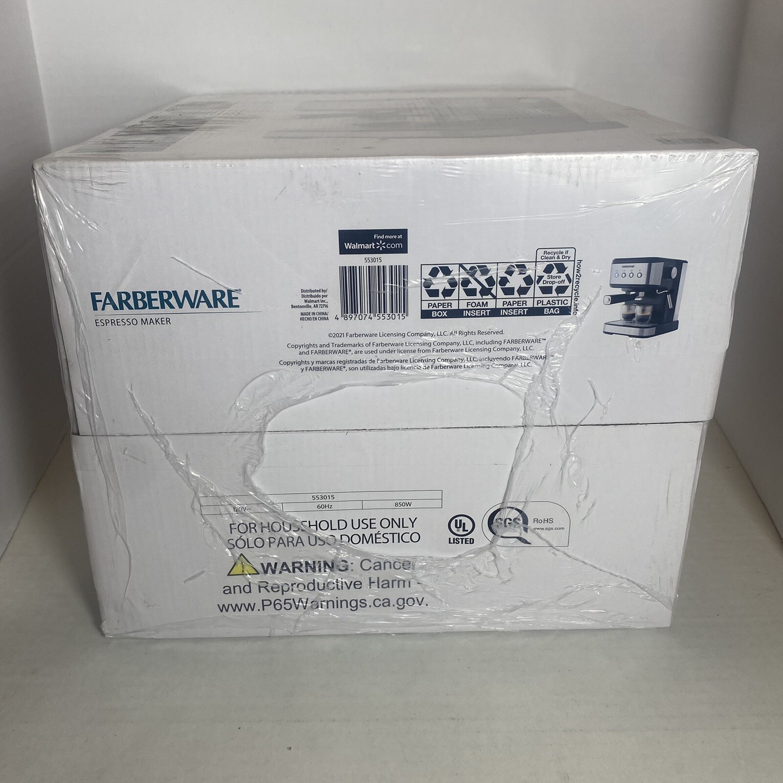 Farberware 20-Bar Espresso Maker-espresso shots, lattes, cappuccino Frothing New