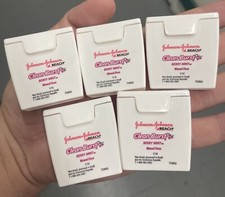 Lot of 5 NEW Vintage Johnson Reach Cleanburst Berry Mint Waxed Floss 5 YD HTF