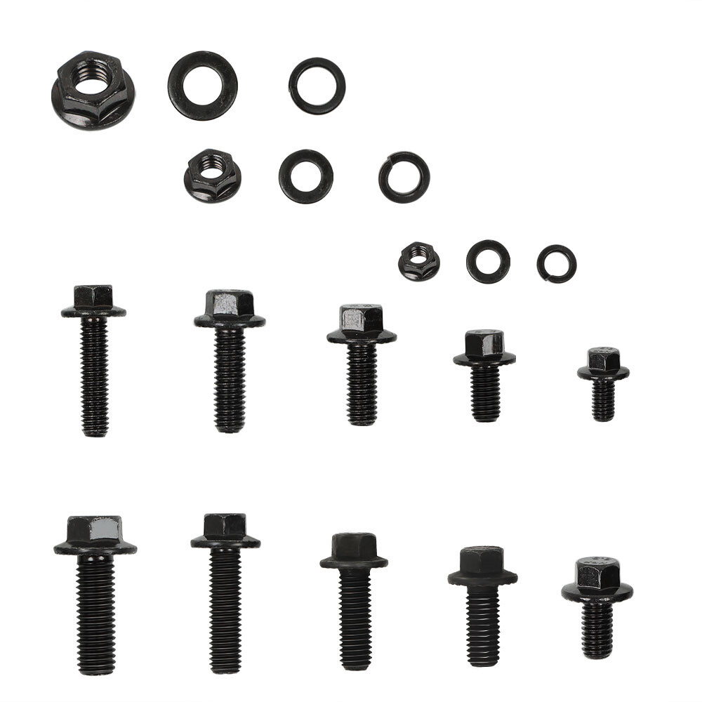 272Pcs Alloy Steel Hex Bolts and Nuts Kit,M6 Bolt,M8x1.25 Bolts,M10-1.5 Bolts