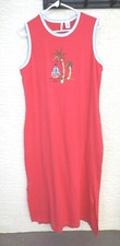 In The Loop XL Sleeveless Salmon column dress beading contrast trim 