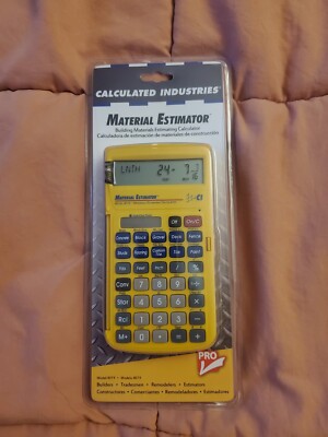 Calculated Industries 4019 Basic Calculator  Material Estimator