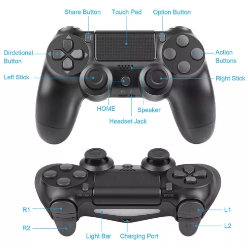Bluetooth Wireless Für PS4 Controller Kabellos Playstation 4 Dual Shock Gamepad - Bild 12 von 14