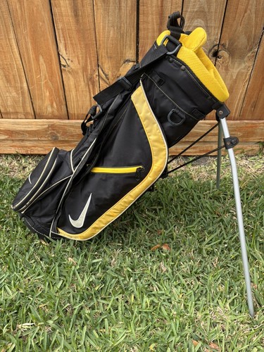 Nike Jr. Golf Youth Kids 28in Stand Bag⭐️Black & Yellow⭐️w/Dual Shoulder Strap - Picture 2 of 18
