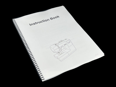 Janome Mod-100 Instruction Manual: 60 Pages Coil Bound