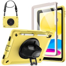 Case for iPad (A16) 11th/10th Generation (2025/2022) with Screen Protector