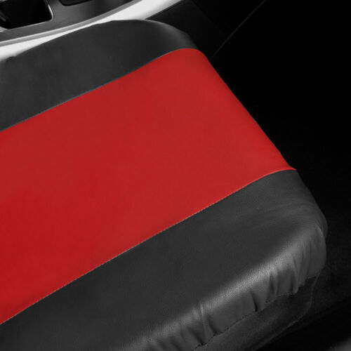 Pariitadin Leather Car Seat Covers Front Pair, Waterproof Faux Leather Seat Covers For Cars, Non