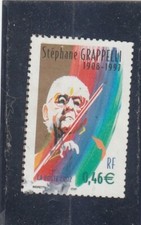 L6737 FRANCE Timbre Y&T N° 3504 de 2002 " Stéphane Grappelli " Oblitéré