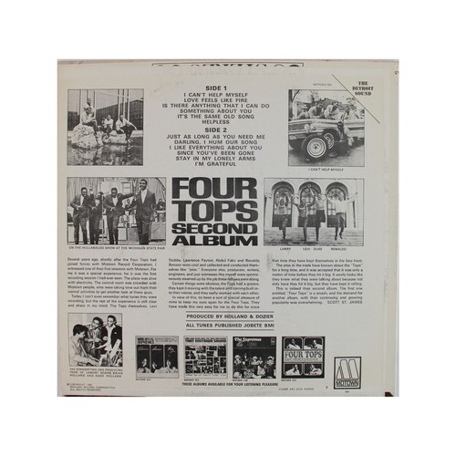 1965 U.S. Pressing (MONO) - Four Tops - Second Album vinyl LP (M 634) - Picture 2 of 5