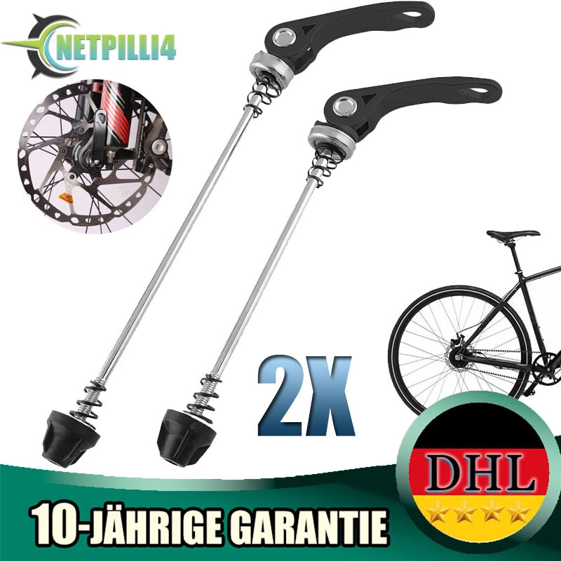 JOPPR Fahrrad Hohlwellen-Schnellspanner Set  Schwarz, Unisex, Fahrradachse  Quick Release