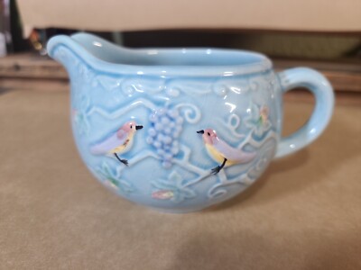 Vintage Highmount M.B.D. Creamer 230/A Bluebirds Made In West Germany