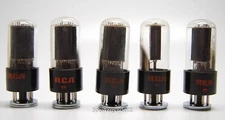 5 RCA Vacuum Tubes / 6W6 GT -- RM7