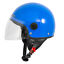 miniatura 3  - Open Face Jet Helmet Moped Motorbike Scooter Antiscratch Visor Blue
