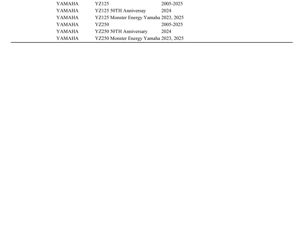 Fastway Kickstand Fits YAMAHA YZ125 YZ250 2005-2022 PMB-01-5003 - Image 2 of 2