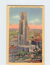 Postcard Cathedral Of Learning From Campus University Of Pittsburgh PA USA