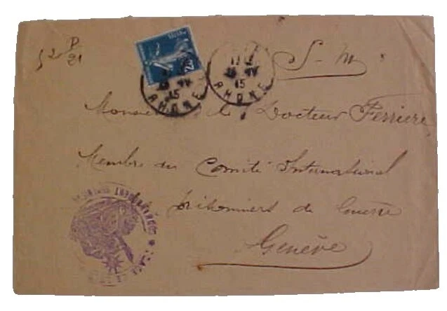 French Red Cross French & Colonies Cover Stamps