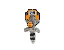 NEW! POWER HOUSE RACCOON DOG TOY PREMIUM TOUGH PLUSH w/ SQUEAKERS LARGE