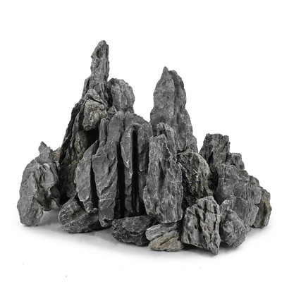 Seiryu Rock Stone 11LB Natural Slate Stone Rocks 3 to 8 inches Fish Tank Deco...
