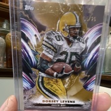 2024 Topps Inception Gold Dorsey Levens Packers #51 Serial Numbered 5/25 