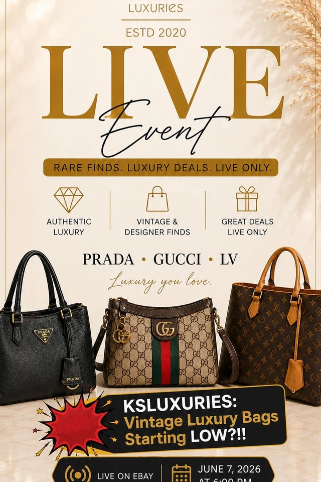 KSLuxuries: Luxury Vintage Finds Starting LOW!!!!